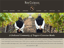 Tablet Screenshot of newclairvauxvineyard.com